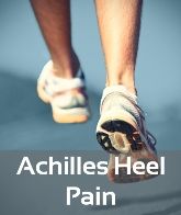 man running after achilles heel cord pain treatment in wimbledon