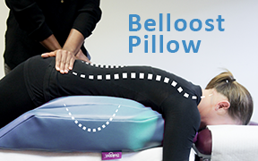 pregnancy treatment pillow being used at Wimbledon chiropractic clinic